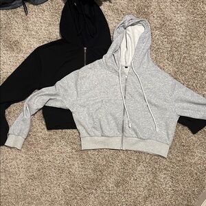 SHEIN Crop Hoodies